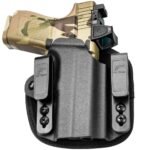universal iwb holster kydex black front