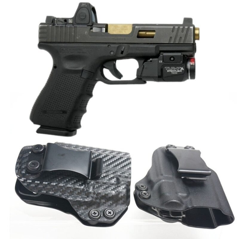 Kydex Holster IWB Glock G19 G25 G32 G23 G45 - TLR 7 7A