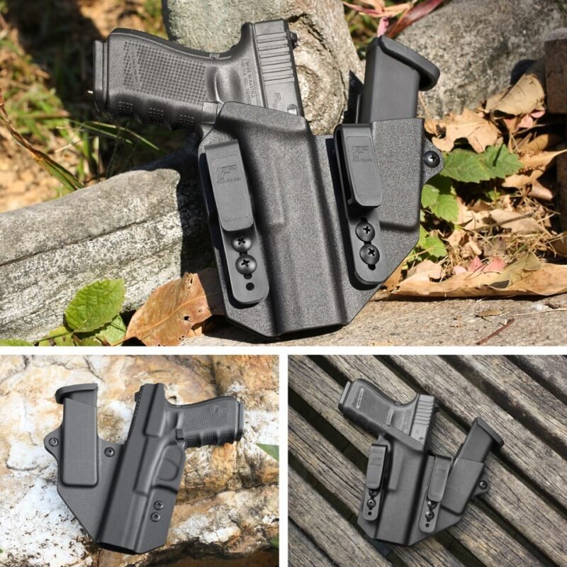 Glock G17 G22 G31 IWB Sidecar Kydex Holster - Image 4