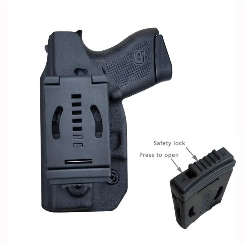 Glock 43 43X OWB Kydex Duty Holster - Image 2