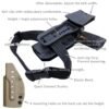 Sig Sauer P320 OWB Kydex Duty Dropleg Holster - Image 4