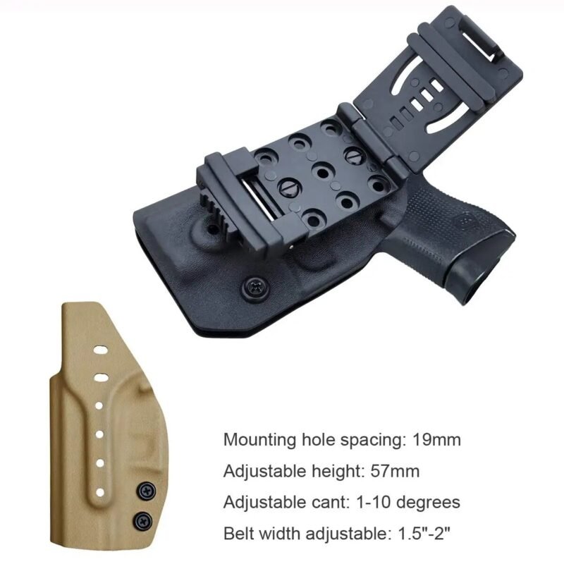 Glock 43 43X OWB Kydex Duty Holster - Image 5