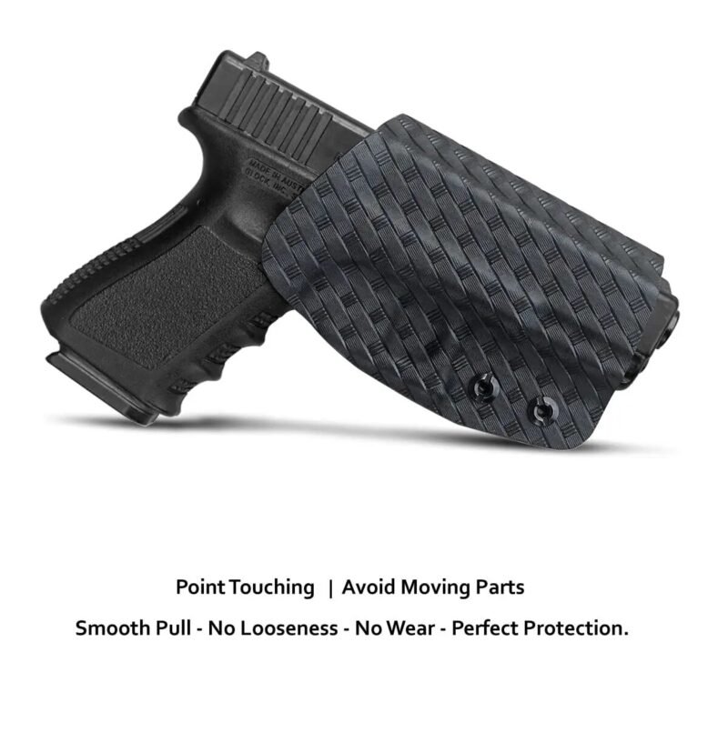 Glock 19 19x 17 22 31 26 27 30 OWB Kydex Duty Holster - Image 2