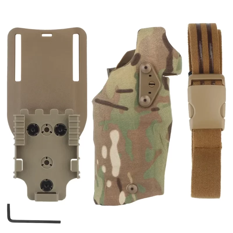 Tactical Holster for Glock Bearing Flashlight - Image 2