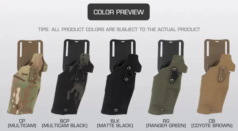 Tactical Holster for Glock Bearing Flashlight - Image 13