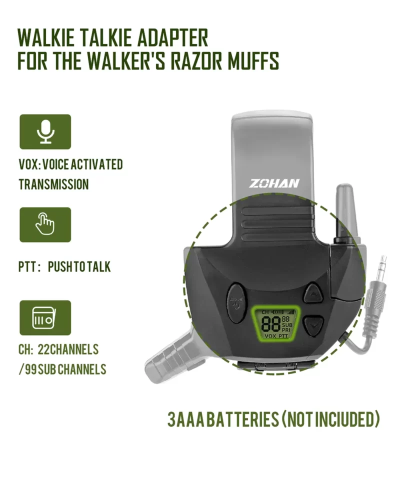 Walkie Talkie for Walkers Earmuffs - Image 9