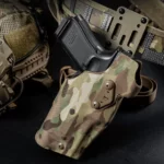 Tactical Holster for Glock Bearing Flashlight