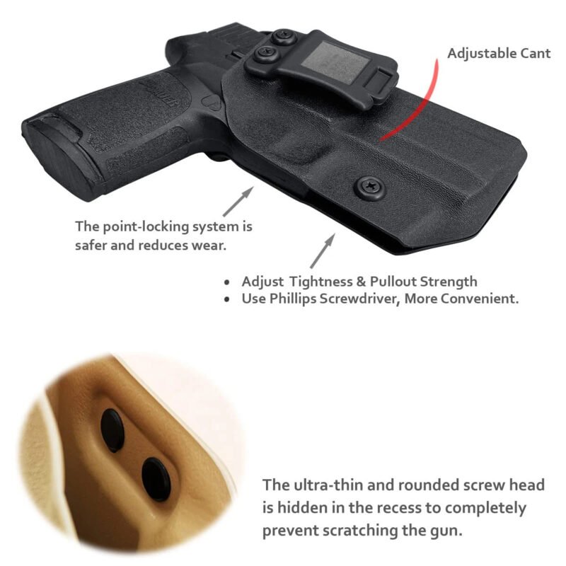 Sig Sauer P250 IWB Kydex Holster - Image 4