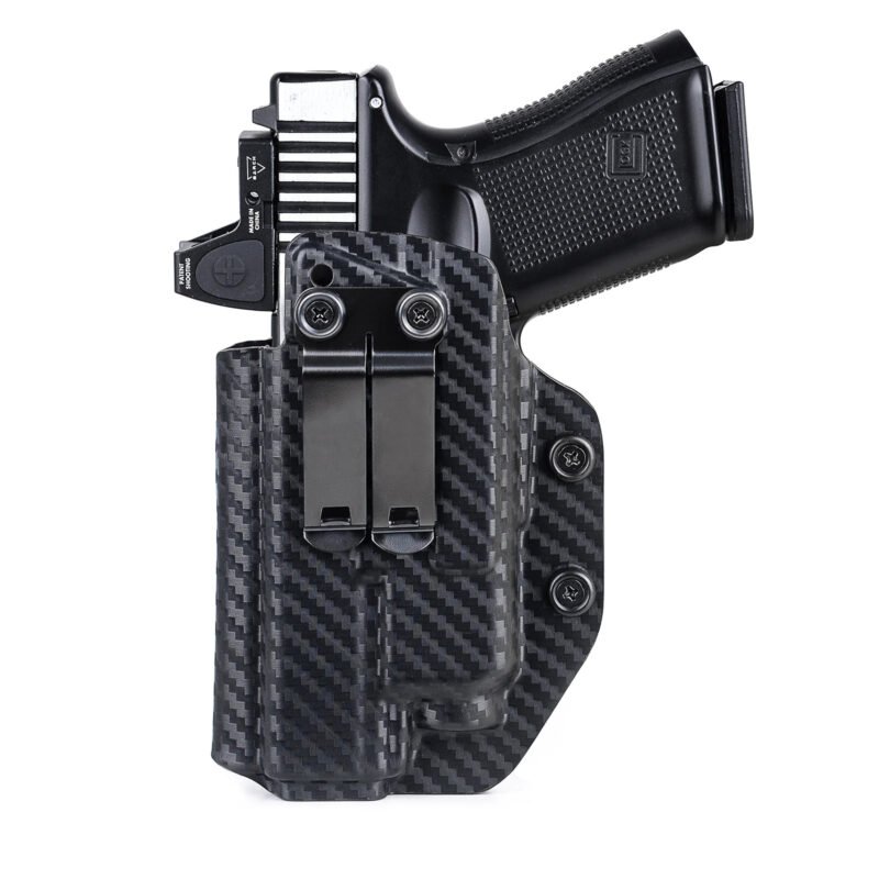 Glock 19 19X 23 25 32 44 45 IWB Kydex Holster with Flashlight - Image 2