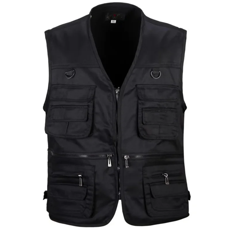 Multi-Pocket Outdoor Waistcoat Vest - Image 7