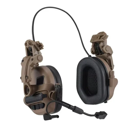 ear pro for ballistic helmet desert