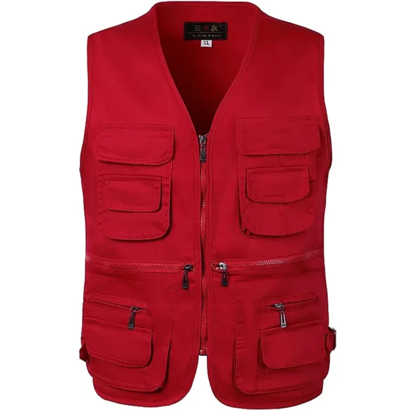 Multi-Pocket Outdoor Waistcoat Vest - Image 6