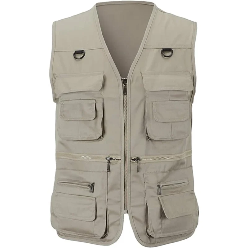 Multi-Pocket Outdoor Waistcoat Vest - Image 3