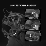 tactical helmet hearing protection mounted