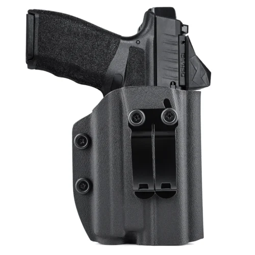 IWB Kydex Holster for Springfield Hellcat PRO with Tactical Flashlight Olight Baldr S Light Inside Appendix Concealed Carry.