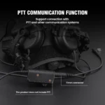 fast helmet ear protection side rail ptt