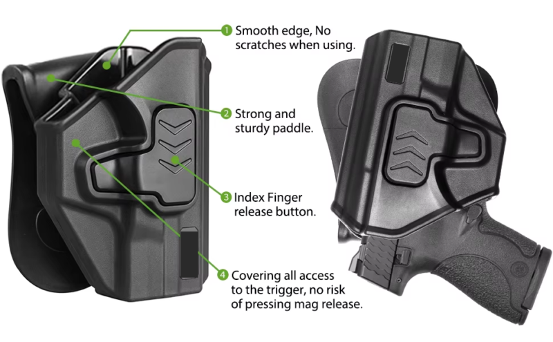 Smith & Wesson M&P Shield OWB Holster - Image 6