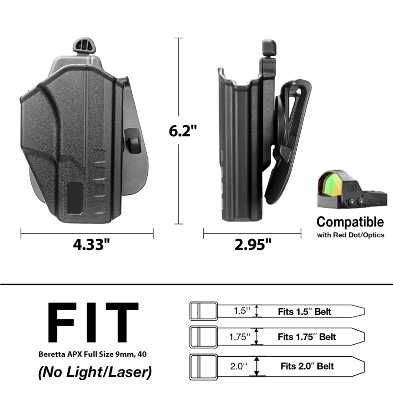 Beretta APX OWB Holster - Image 5