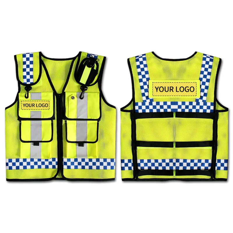 High Visibility Police Reflective Vest