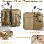 Tactical Hunting Backpack with Bow & Arrow Holder