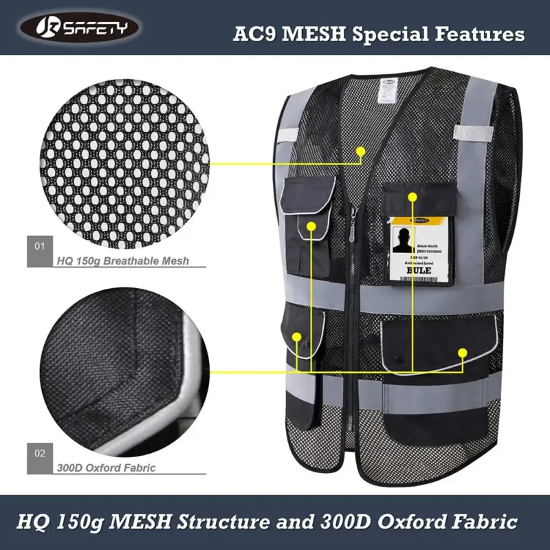 High Visibility Reflective Safety Vest - Image 5