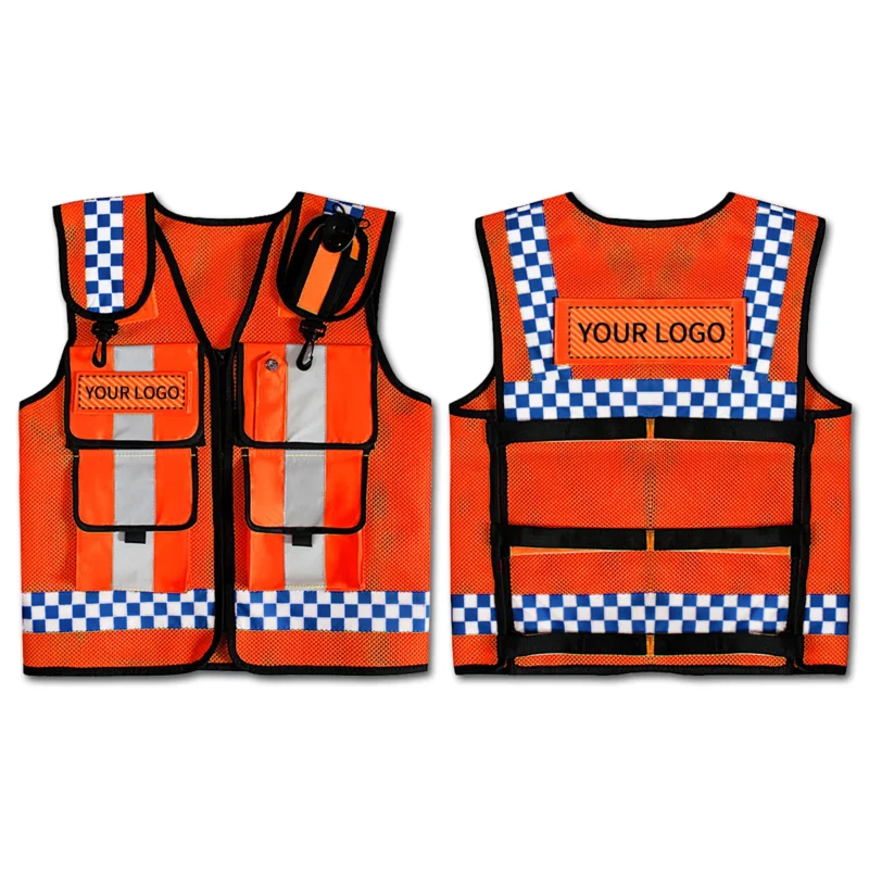 High Visibility Police Reflective Vest - Image 7