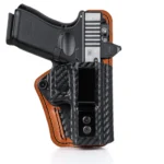 Glock 19 Hybrid Holster, glock 19 iwb holster, glock 19 concealed carry holster, glock 19x hybrid holster, hybrid holster for glock 19, best holster for glock 19, glock 19x iwb holster, glock 45 hybrid holster, glock 23 hybrid holster, glock 32 iwb holster, optic cut glock holster, adjustable retention glock holster, leather kydex hybrid holster, comfortable concealed carry holster, everyday carry holster for glock, inside waistband holster for glock 19