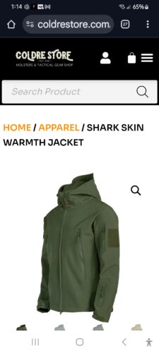 Click to view full screen Shark Skin Warmth Jacket photo review