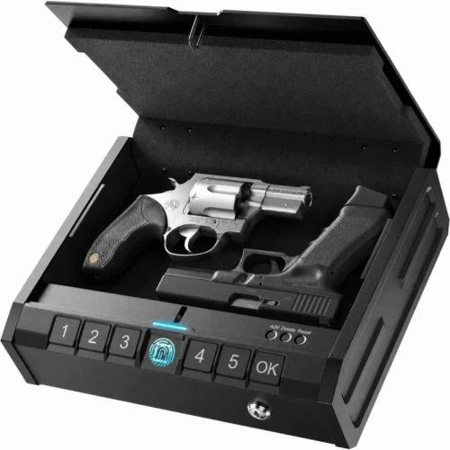 Secure Fingerprint Storage Box