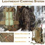 Tactical Hunting Backpack with Bow & Arrow Holder