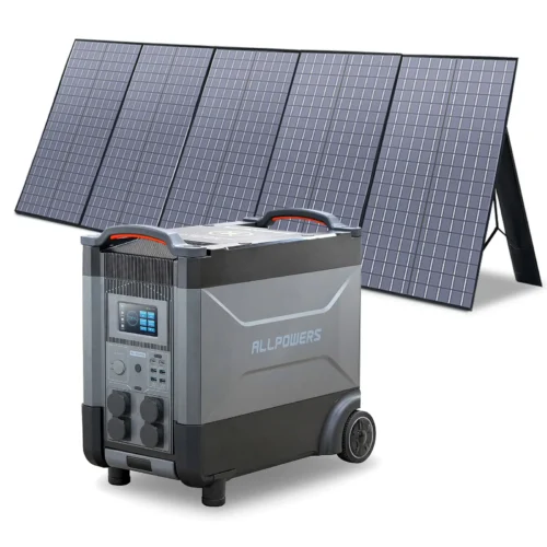 Solar Generator R4000 with 400W Solar Panel Power Station