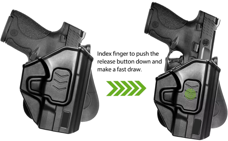 Smith & Wesson M&P Shield OWB Holster - Image 5