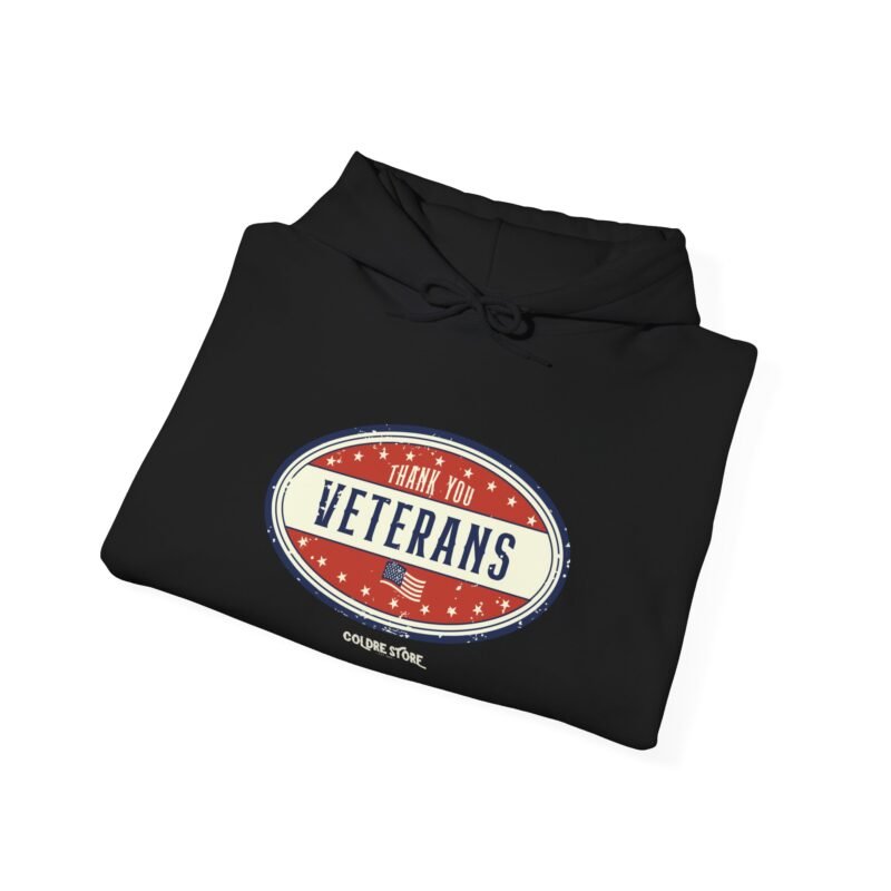 Thank You Veterans Hoodie - Unisex Heavy Blend™ Sweatshirt for Comfort and Style - Image 4