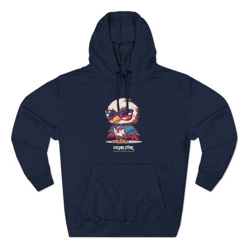 Patriotic Eagle Fleece Hoodie - Fun USA Graphic Sweatshirt - Image 21