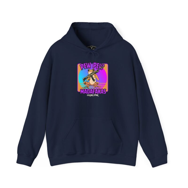 Pew Pew Madafakas Unisex Hooded Sweatshirt - Fun and Casual Streetwear - Image 37