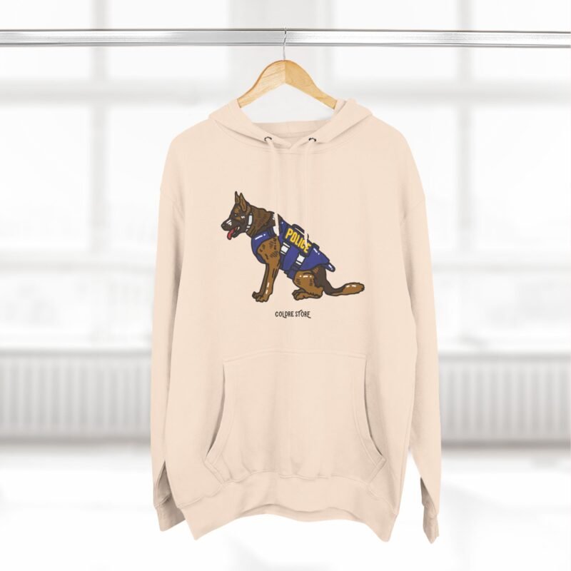 Funny Police Dog Hoodie - Cozy Fleece with Cute Canine Design - Image 20