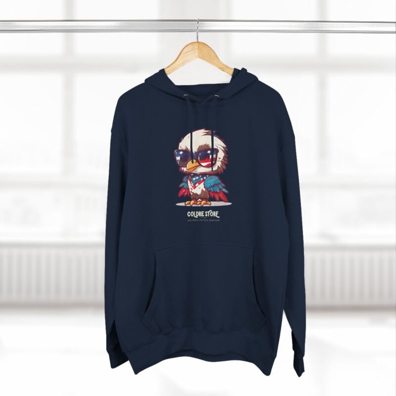 Patriotic Eagle Fleece Hoodie - Fun USA Graphic Sweatshirt - Image 24