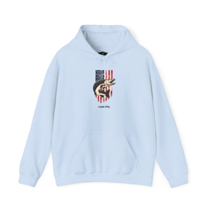 Patriotic Fishman Unisex Hoodie - Image 33