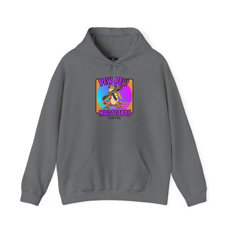 Pew Pew Madafakas Unisex Hooded Sweatshirt - Fun and Casual Streetwear - Image 29