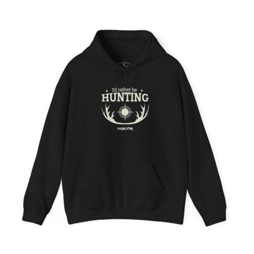 I'd Rather Be Hunting Hoodie - Unisex Heavy Blend™ Sweatshirt for Outdoor Enthusiasts