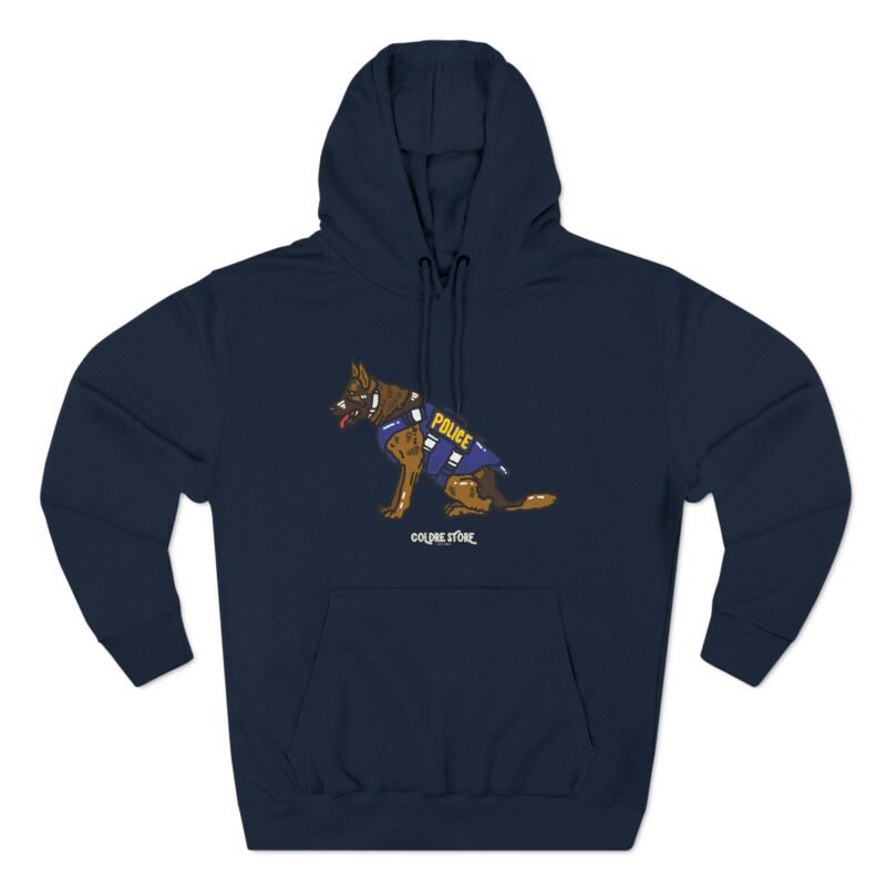 Funny Police Dog Hoodie - Cozy Fleece with Cute Canine Design - Image 29