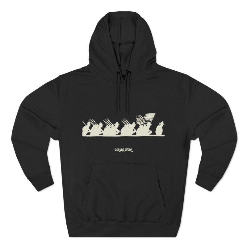 Patriotic Three-Panel Fleece Hoodie