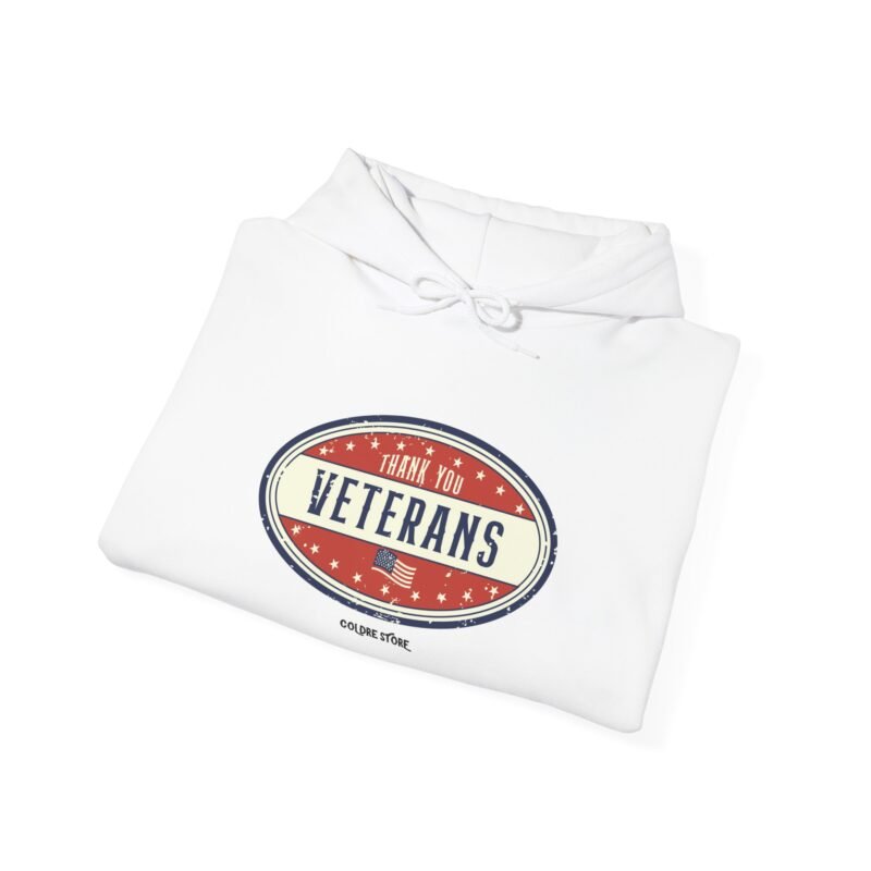 Thank You Veterans Hoodie - Unisex Heavy Blend™ Sweatshirt for Comfort and Style - Image 8