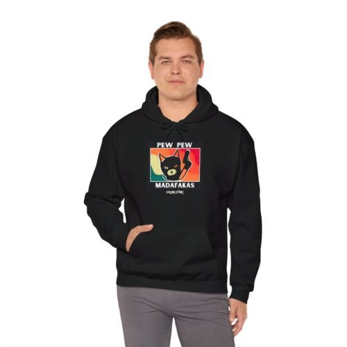 Pew Pew Madafakas Cat Hoodie