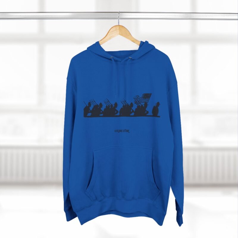 Patriotic Three-Panel Fleece Hoodie - Comfortable Casual Wear for Everyday Adventures - Image 28