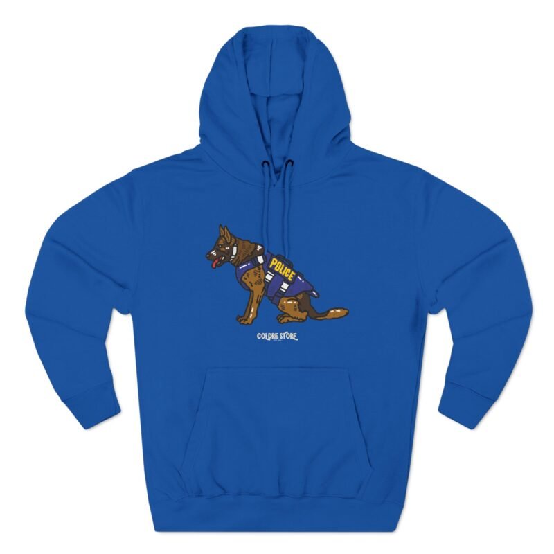 Funny Police Dog Hoodie - Cozy Fleece with Cute Canine Design - Image 25