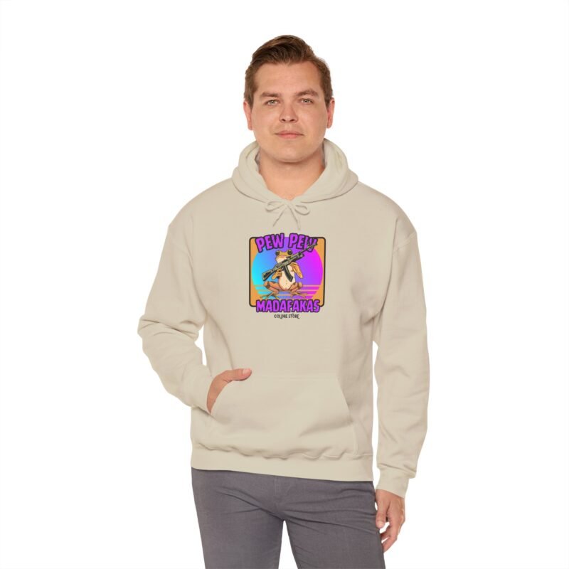 Pew Pew Madafakas Unisex Hooded Sweatshirt - Fun and Casual Streetwear - Image 16