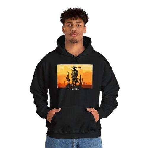 Desert Sunset Cowboy Hoodie