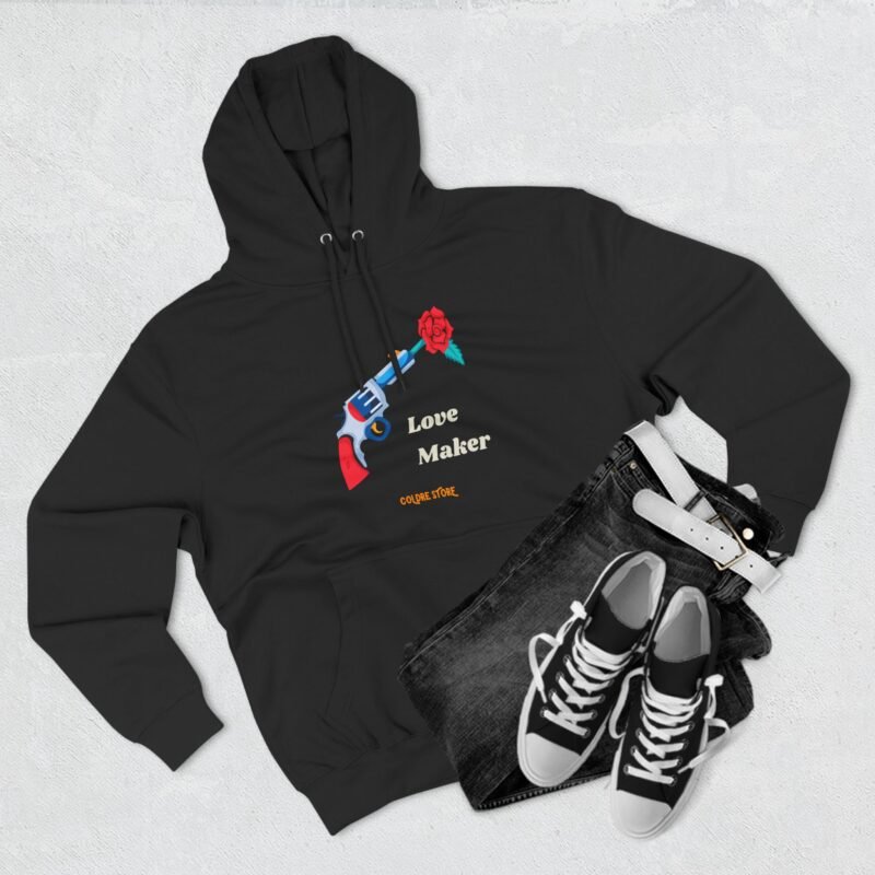 Love Maker Three-Panel Fleece Hoodie - Image 3