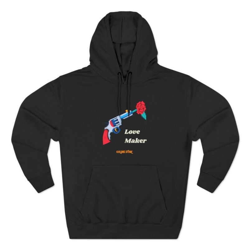 Love Maker Three-Panel Fleece Hoodie